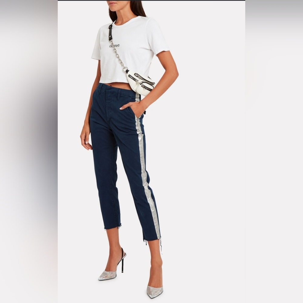 Mother THE SHAKER PREP FRAY Cropped Jean